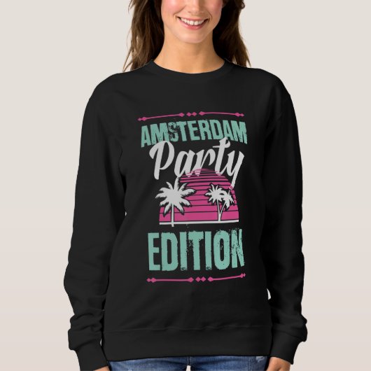 Amsterdam Party Editie Vakantieofferte Trui (Voorkant)