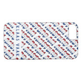 Amsterdam Pattern Nederlandse kleuren toevoegen na Case-Mate iPhone Case (Achterkant (Horizontaal))