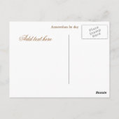 Amsterdam Post Card Briefkaart (Achterkant)