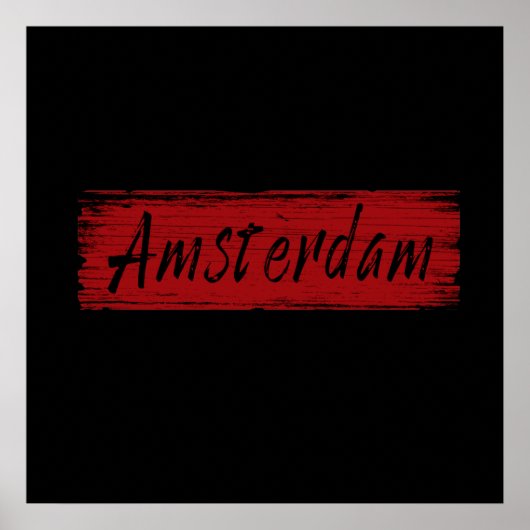 Amsterdam Poster (Voorkant)