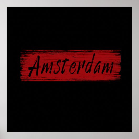 Amsterdam Poster (Voorkant)