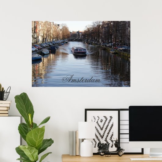 Amsterdam Poster (Thuiskantoor)