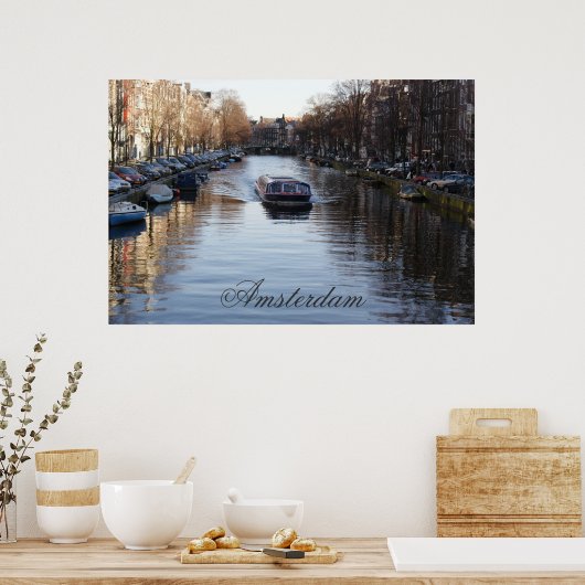 Amsterdam Poster (Keuken)