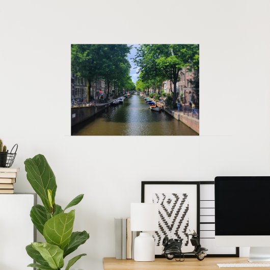 Amsterdam Poster (Thuiskantoor)