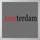 Amsterdam Poster (Voorkant)