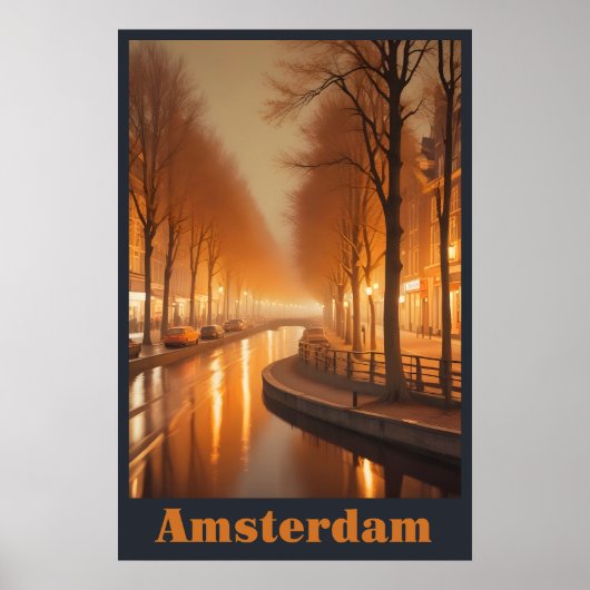 Amsterdam Poster (Voorkant)