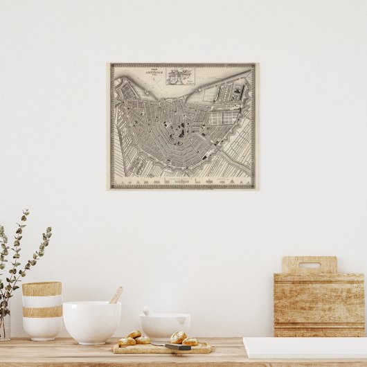 Amsterdam Poster (Keuken)