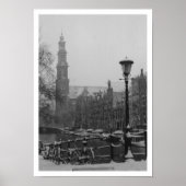 Amsterdam poster kanaal Prinsengracht (Voorkant)