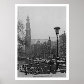 Amsterdam poster kanaal Prinsengracht