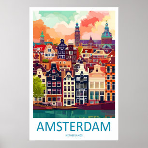 Amsterdam Poster Nationaal Park Skiën 2Vintage Rei