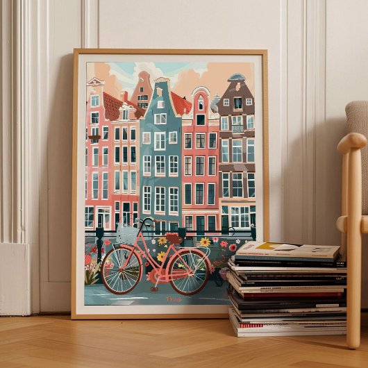 Amsterdam Print Amsterdam Illustration Amsterdam