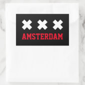 Amsterdam Rechthoekige Sticker (Tas)