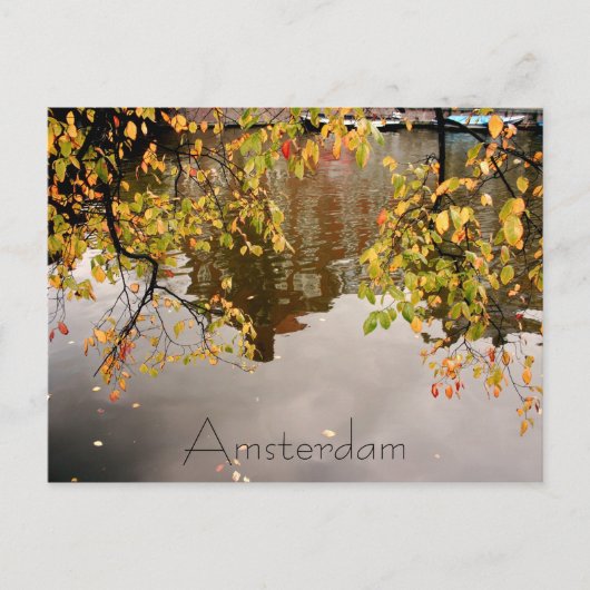 Amsterdam-reflectie Briefkaart (Voorkant)