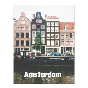 Amsterdam Reis Souvenir Foto Afdruk