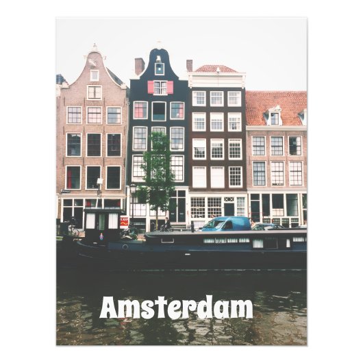 Amsterdam Reis Souvenir Foto Afdruk (Voorkant)