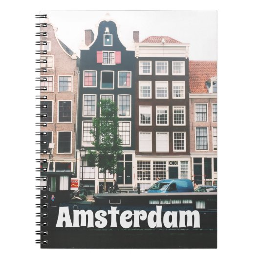 Amsterdam Reis Souvenir Notitieboek (Voorkant)