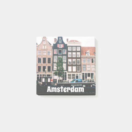 Amsterdam Reis Souvenir Post-it® Notes (Voorkant)