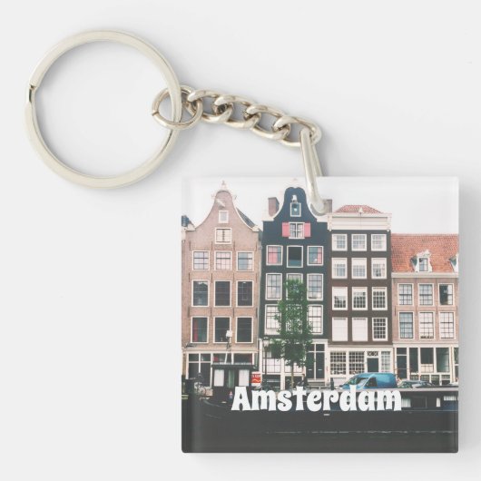 Amsterdam Reis Souvenir Sleutelhanger (voorkant)