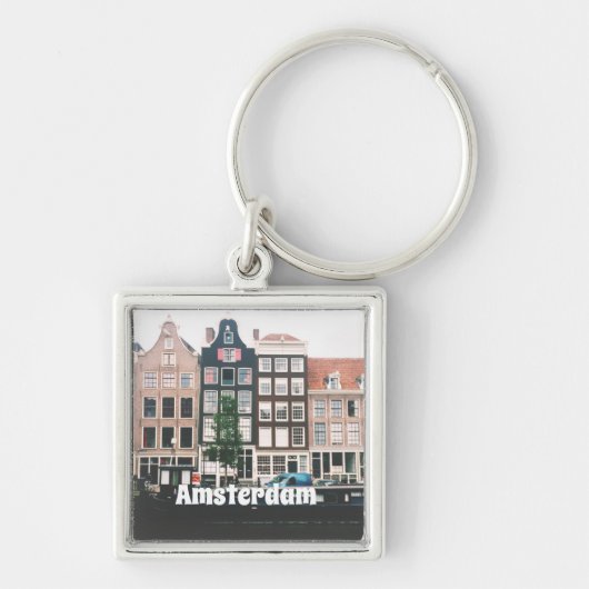 Amsterdam Reis Souvenir Sleutelhanger (Voorkant)