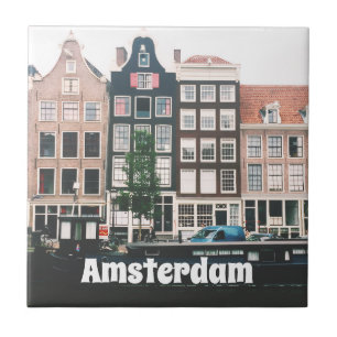 Amsterdam Reis Souvenir Tegeltje