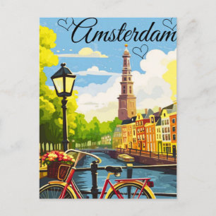 Amsterdam Reisbriefkaart Kunst, Nederland Briefkaa Briefkaart