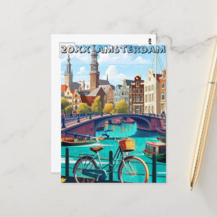 Amsterdam Reisbriefkaart Kunst, Nederland Postkaar Briefkaart