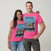 Amsterdam reizen t-shirt (Unisex)