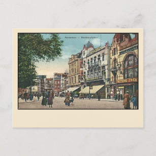 Amsterdam Rembrandtplein Briefkaart begin jaren 19
