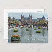 Amsterdam Rijksmuseum uitzicht briefkaart (Voorkant / Achterkant)