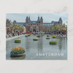 Amsterdam Rijksmuseum uitzicht briefkaart
