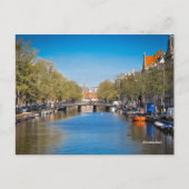 Amsterdam - rivier briefkaart (Voorkant)