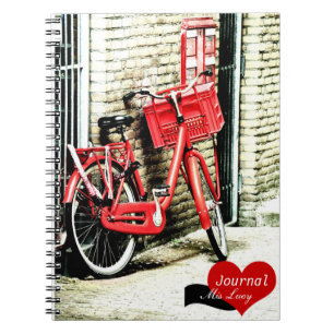 Amsterdam, Rode fiets (Notitieboek) Notitieboek