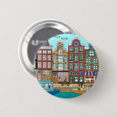 Amsterdam Ronde Button 5,7 Cm (Voorkant /achterkant)