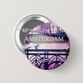 Amsterdam Ronde Button 5,7 Cm (Voorkant /achterkant)