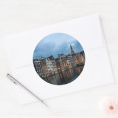Amsterdam Ronde Sticker (Envelop)