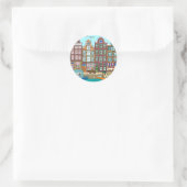 Amsterdam Ronde Sticker (Tas)