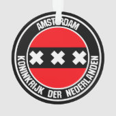Amsterdam Round Emblem Ornament (achterkant)