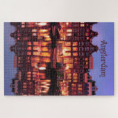 Amsterdam Row Houses op het Kanaal Legpuzzel (Horizontaal)