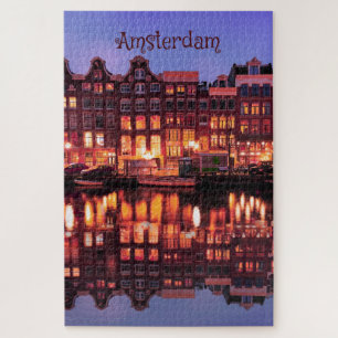 Amsterdam Row Houses op het Kanaal Legpuzzel