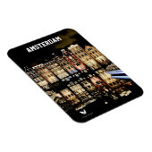 Amsterdam 's nachts - koelkast magneet (Rechterzijde)