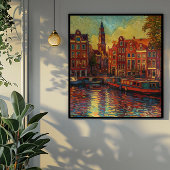 Amsterdam Schemering | Nederlandse Expressionistis Poster