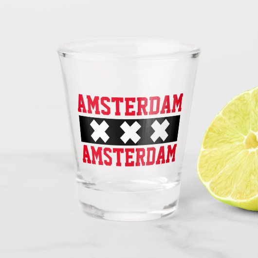 Amsterdam Shot Glas (Voorkant)