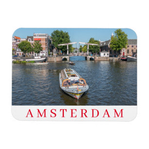 Amsterdam sightsee uitzicht fridge magnet magneet