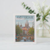 Amsterdam - Sint Nicolaaskerk Briefkaart (Staand voorkant)