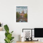 Amsterdam - Sint Nicolaaskerk Poster (Thuiskantoor)