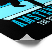 Amsterdam Skateboarder Urn Skateboarden 3  Poster (Hoek)