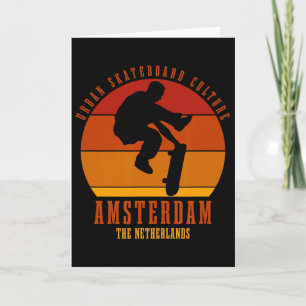 Amsterdam Skateboarder Urn Skateboarden 4 Kaart
