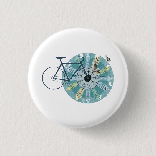 Amsterdam Skile Ronde Button 3,2 Cm (Voorkant)