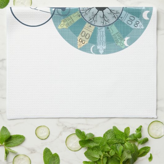 Amsterdam Skile Theedoek (Gevouwen)