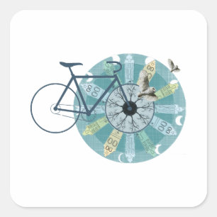 Amsterdam Skile Vierkante Sticker